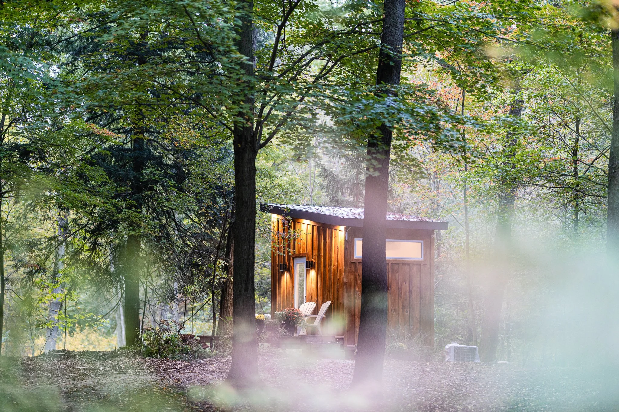 Glamping cabin at Fernwood Hills