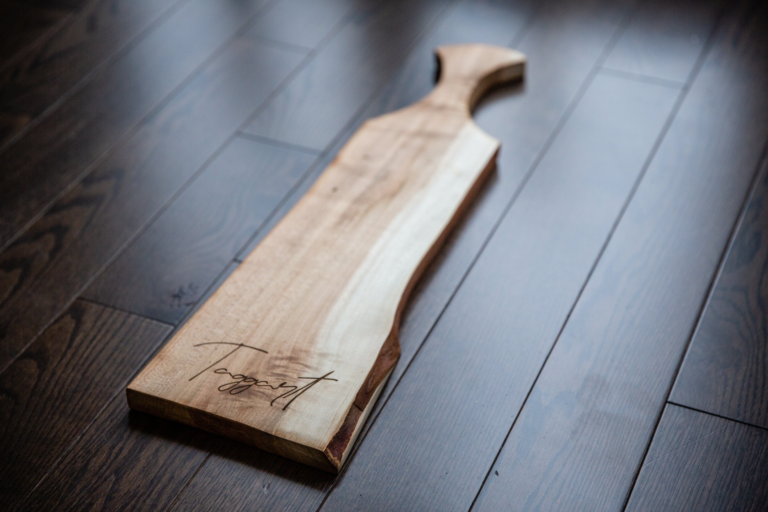 Serving board made from Fernwood Hills wood